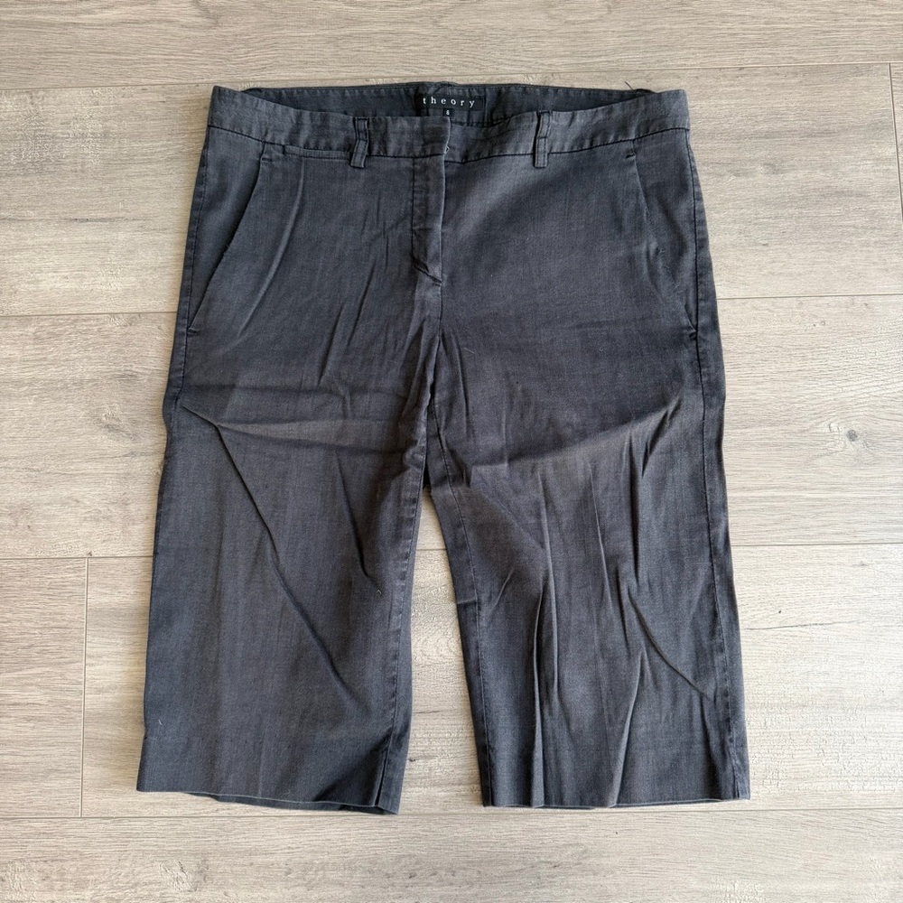 Theory dark gray Bermuda shorts - size 6